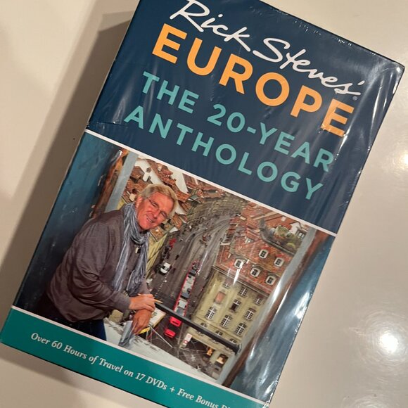 Europe The 20-Year Anthology by Rick Steves (17 DVDS) (bks/x) - Picture 1 of 7